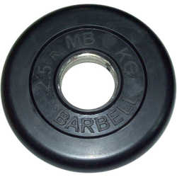 Диск обрезиненный чёрный d-51mm 2,5кг MB51-2.5