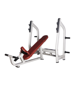 BRONZE GYM H-025 Скамья для жима с положительным наклоном (КОРИЧНЕВЫЙ)