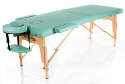 Двухсекционный массажный стол RESTPRO Classic-2 Blue-green