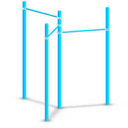 Комплекс из трех турников Workout арт. SP ГТО-22_76mm