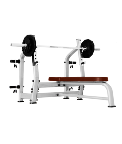 BRONZE GYM J-023 Скамья для жима горизонтальная (КОРИЧНЕВЫЙ)